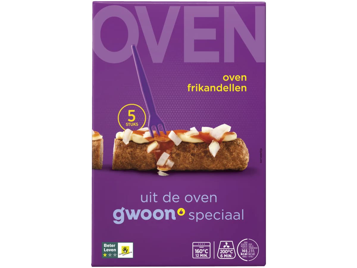 Oven frikandellen