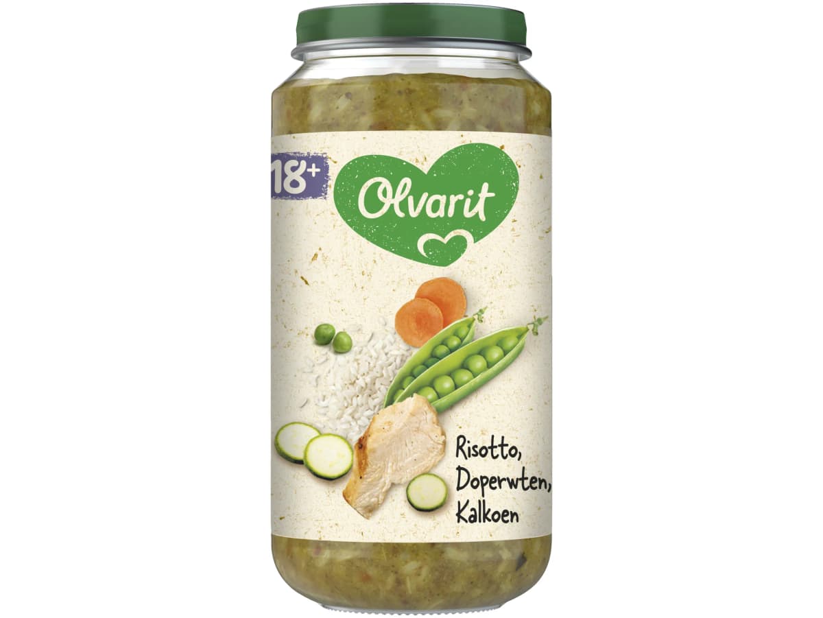 18+ Maanden Risotto Doperwten Kalkoen 18+ Maanden Risotto Doperwten Kalkoen