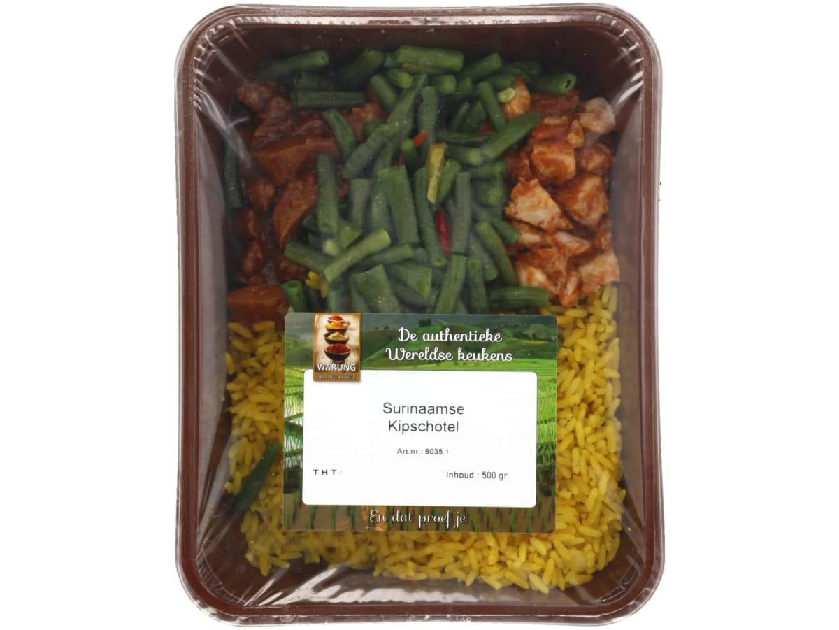 Surinaamse kipschotel