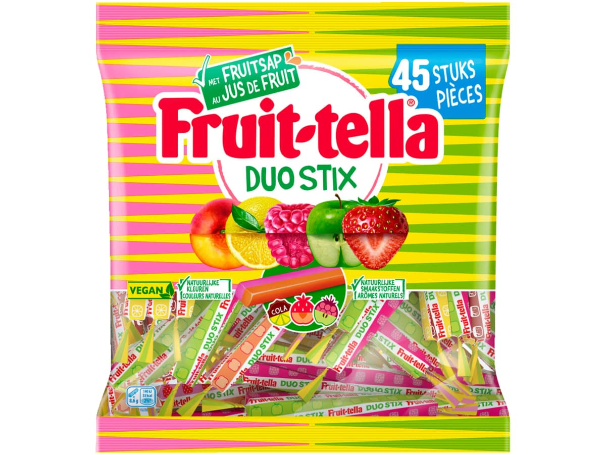 Duo Fruit Stix Uitdeel snoep Snoepmix Zak