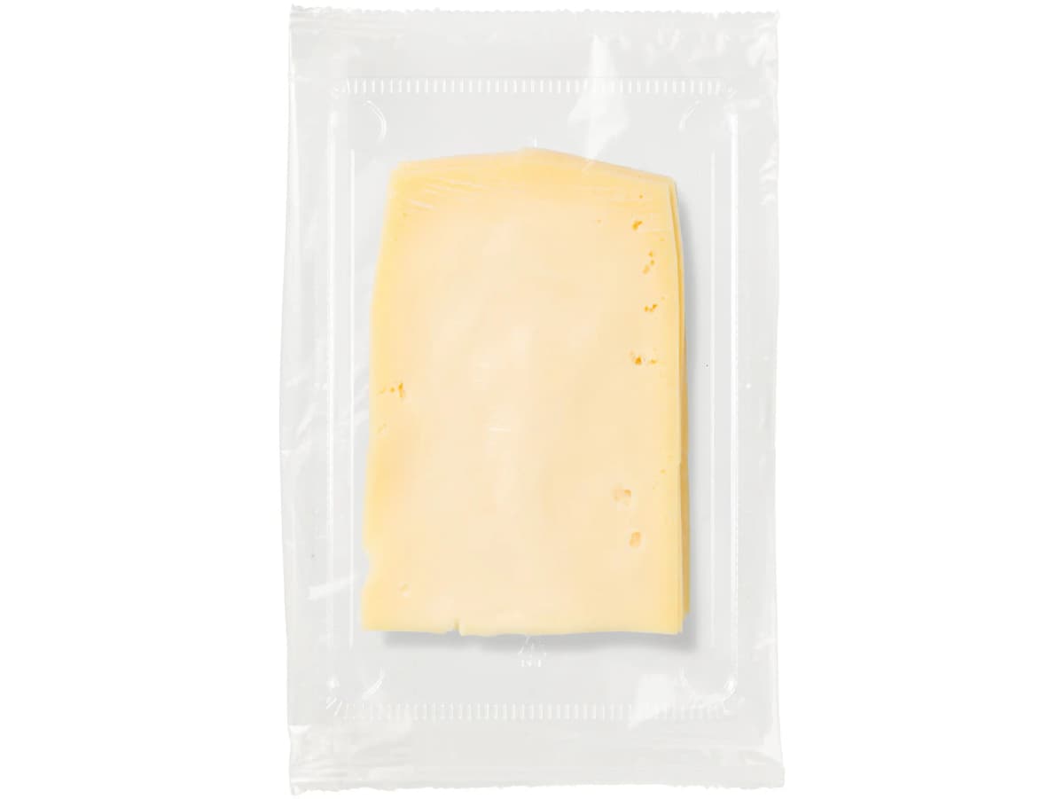 Belegen plakken kaas