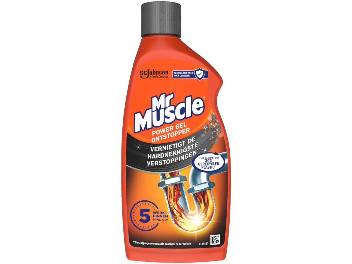 Vloeibare power gel ontstopper
