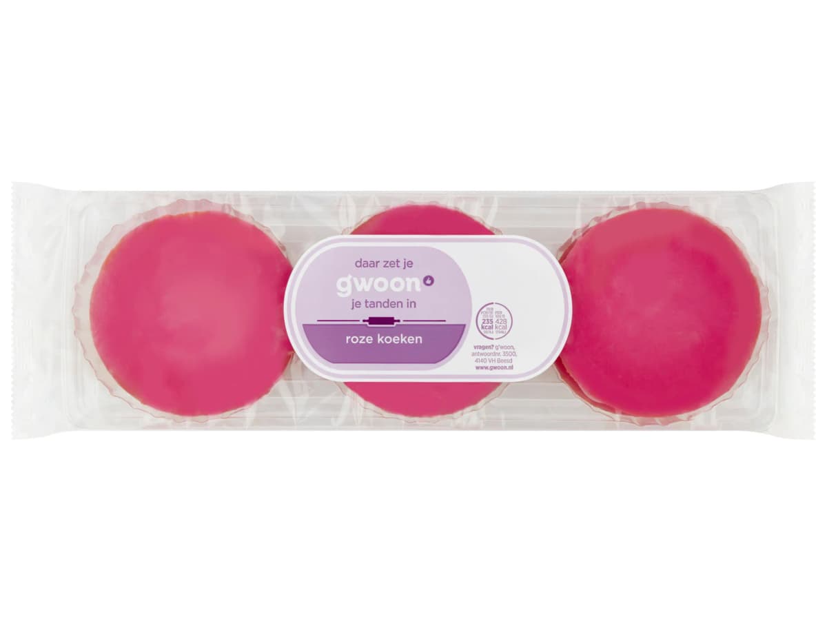 Roze koeken