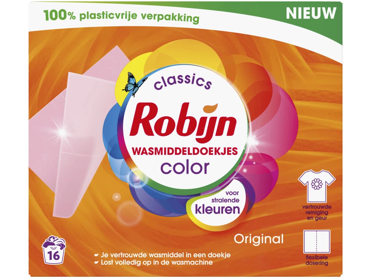 Wasmiddeldoekjes color