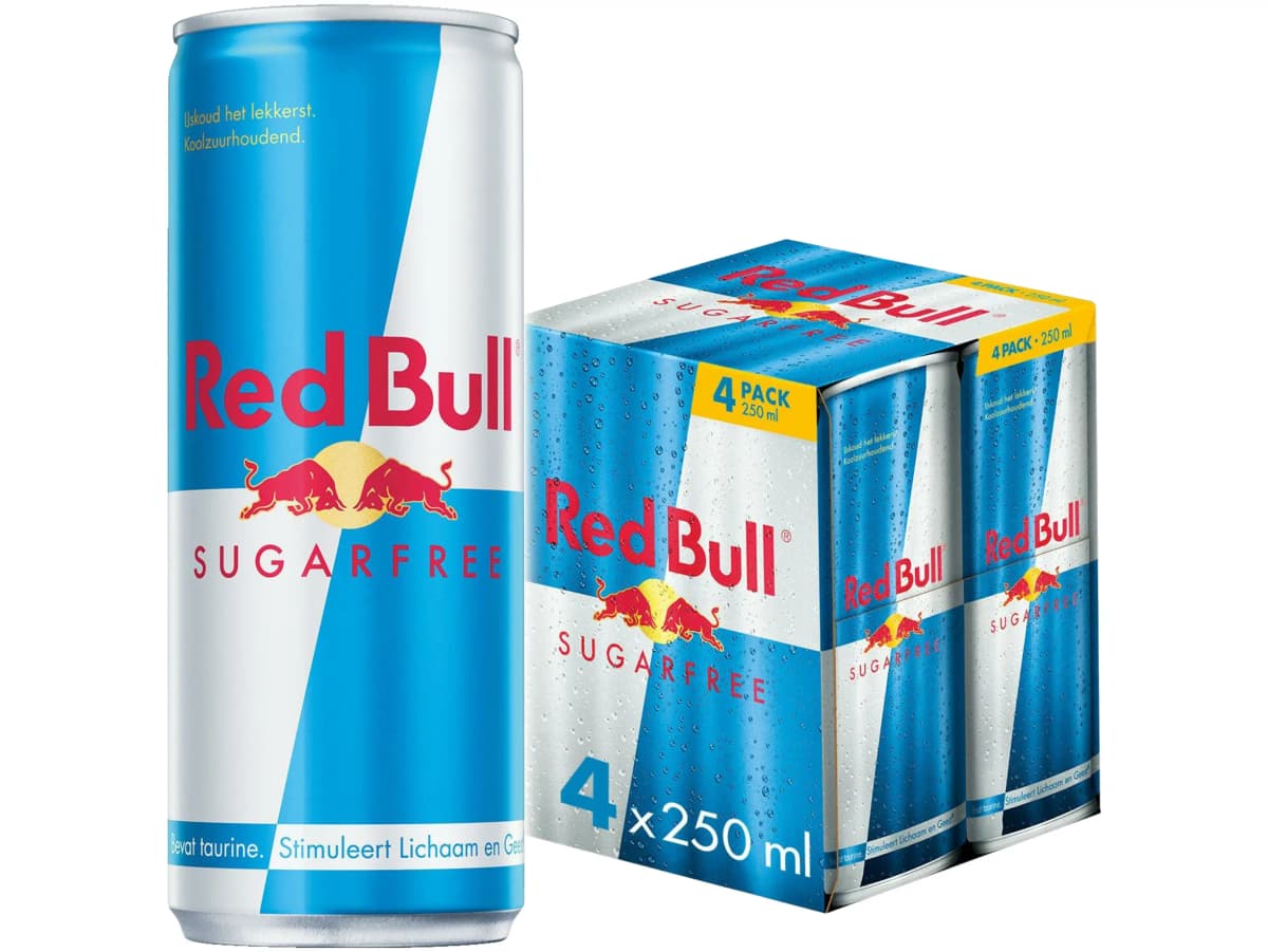 Energy drink suikervrij 4-pack
