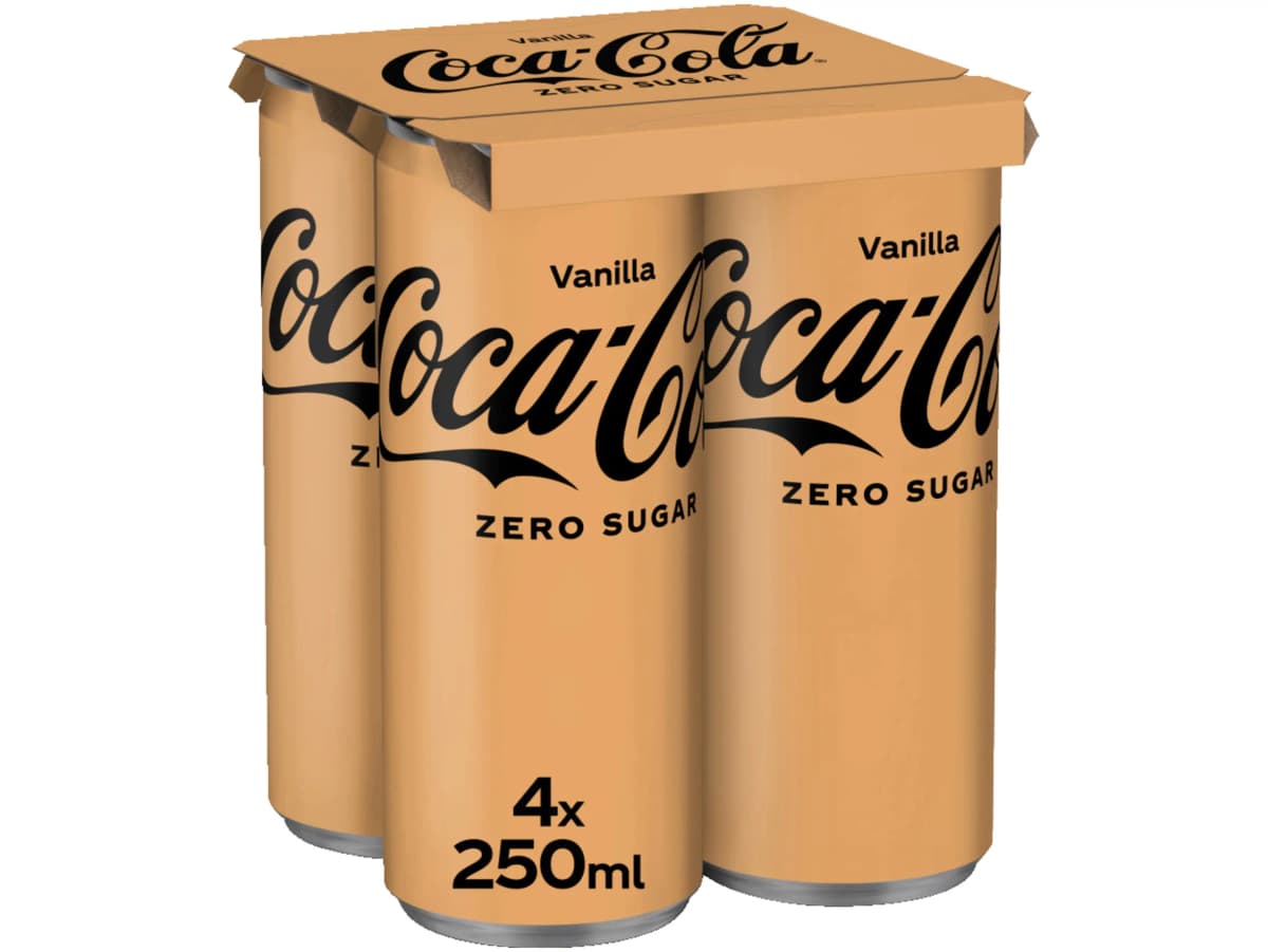 Zero sugar vanilla 4-pack