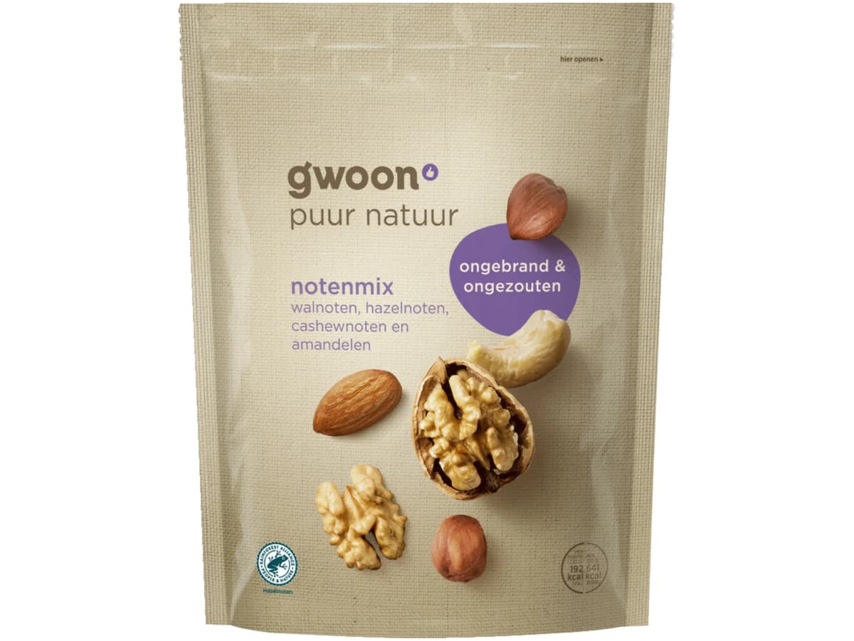 Notenmix ongebrand en ongezout