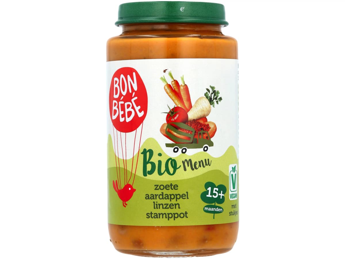 Zoete aardappel linzen stamppot 15+ mnd Zoete aardappel linzen stamppot 15+ mnd