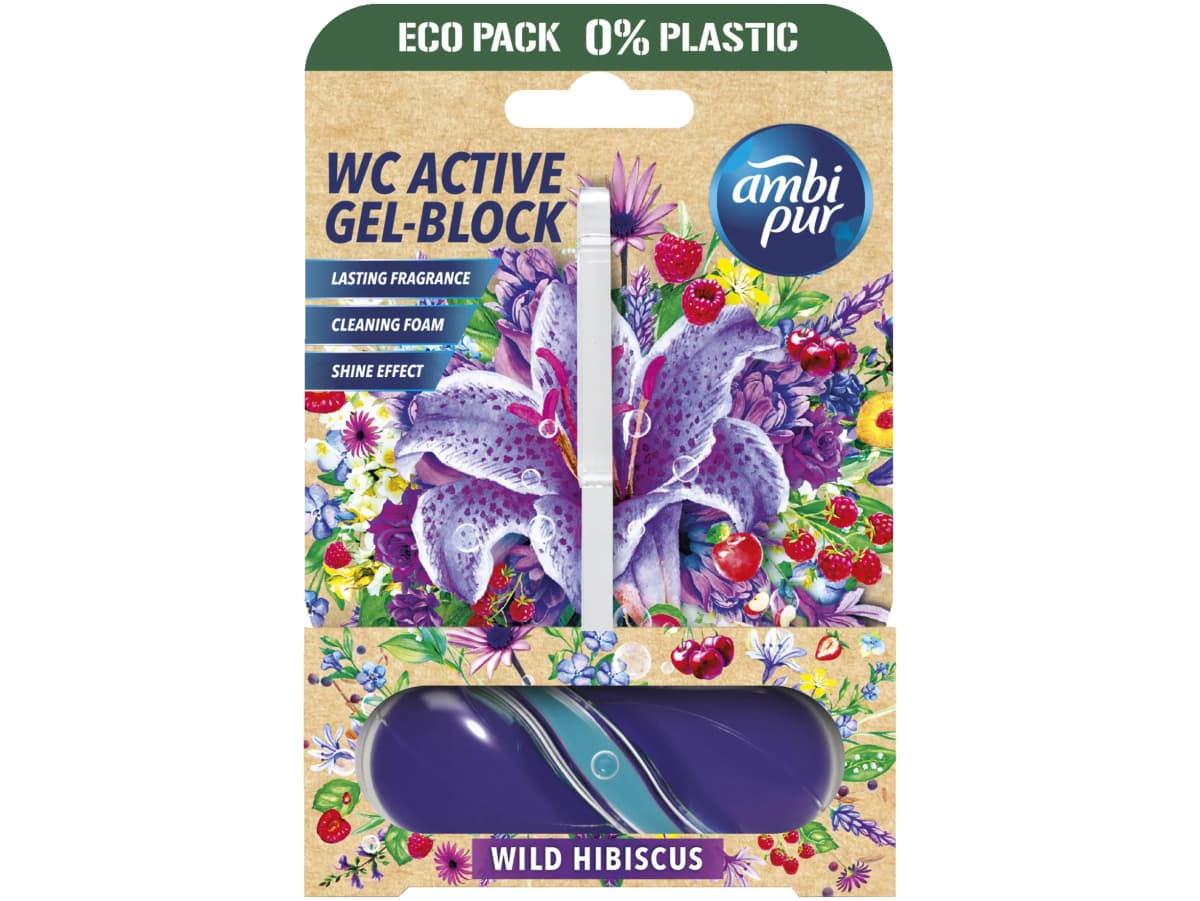 Toiletblok wild hibiscus 0% plastic