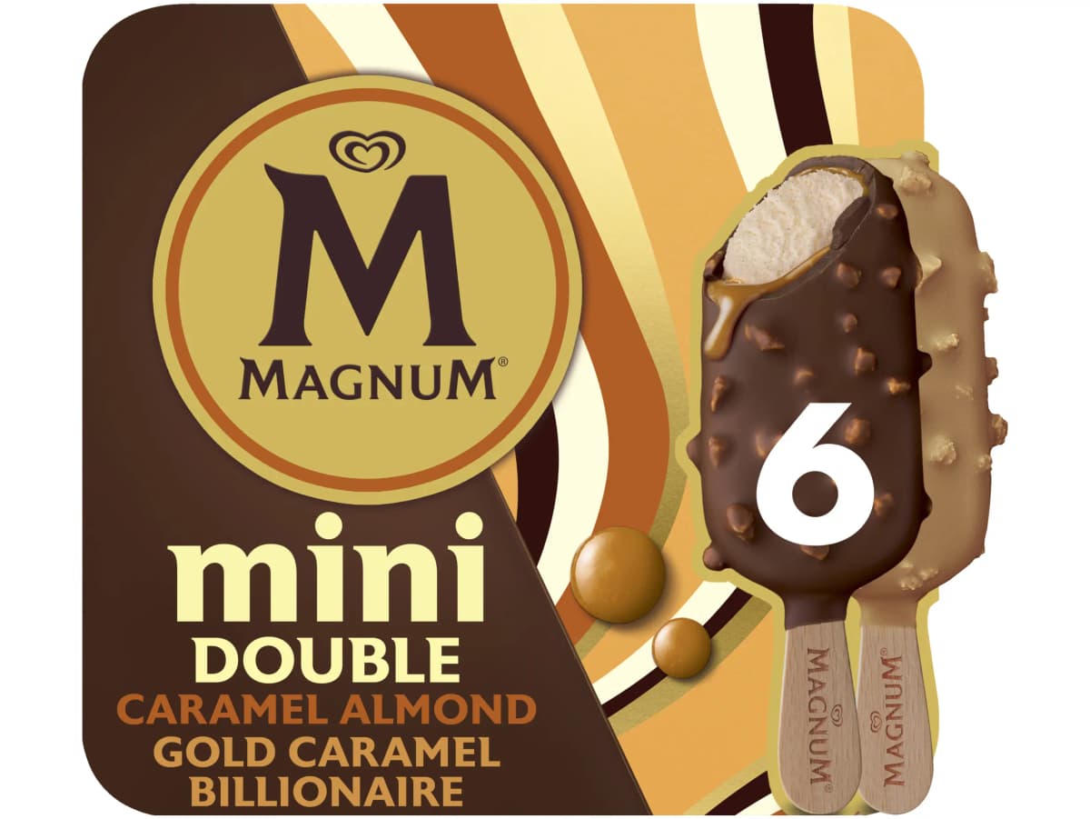 Mini caramel almond