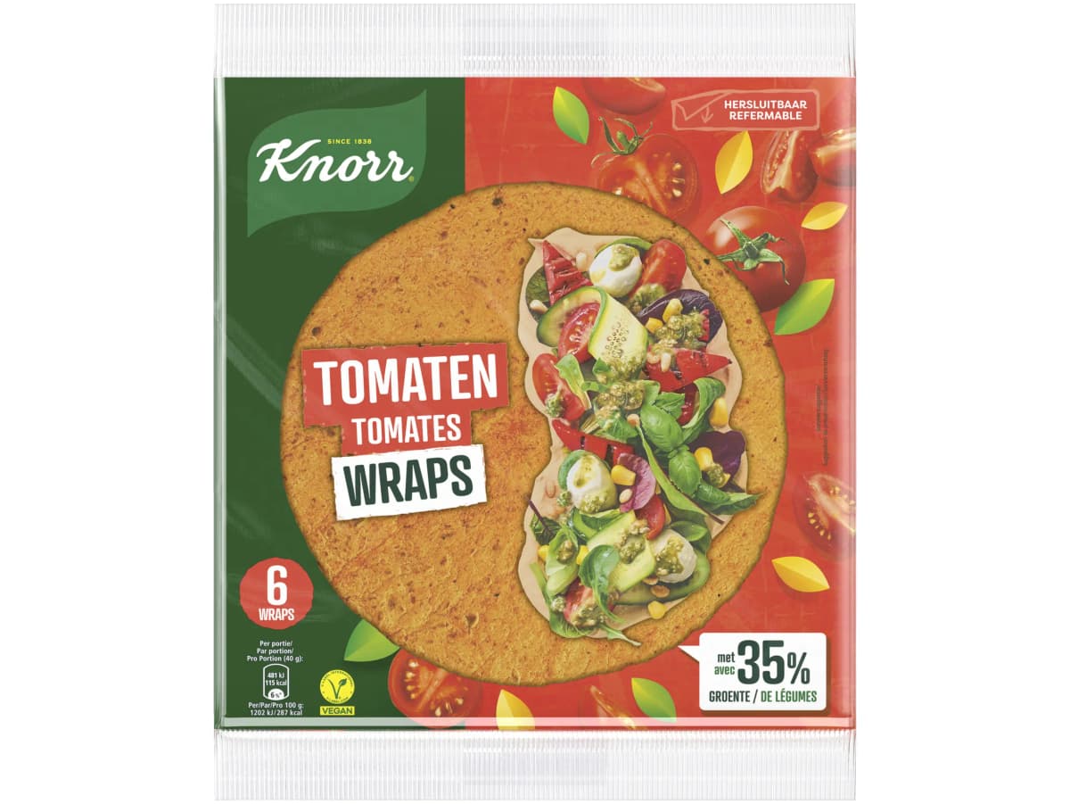 Tomaten wraps