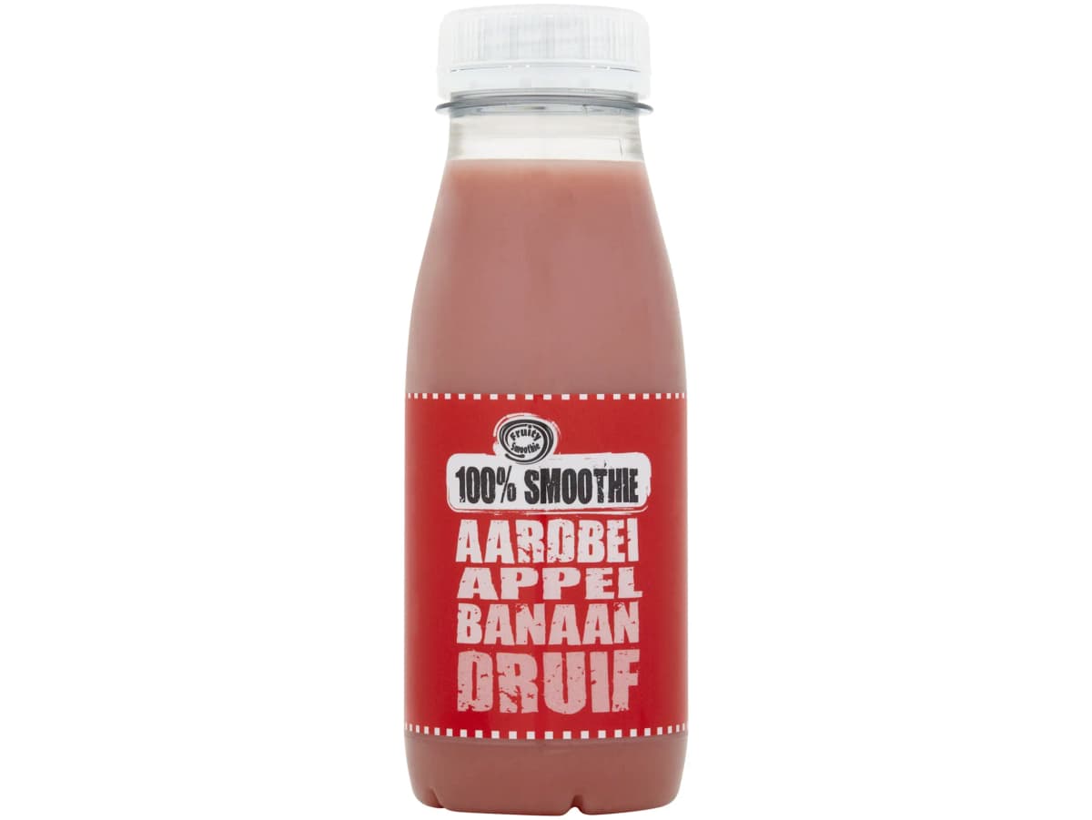 Smoothie aardbei appel banaan druif