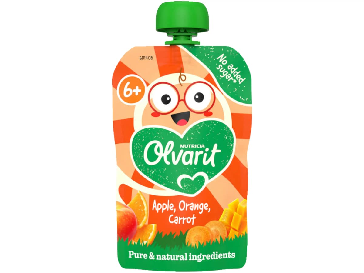 Fruit pouch appel sinaasappel Fruit pouch appel sinaasappel