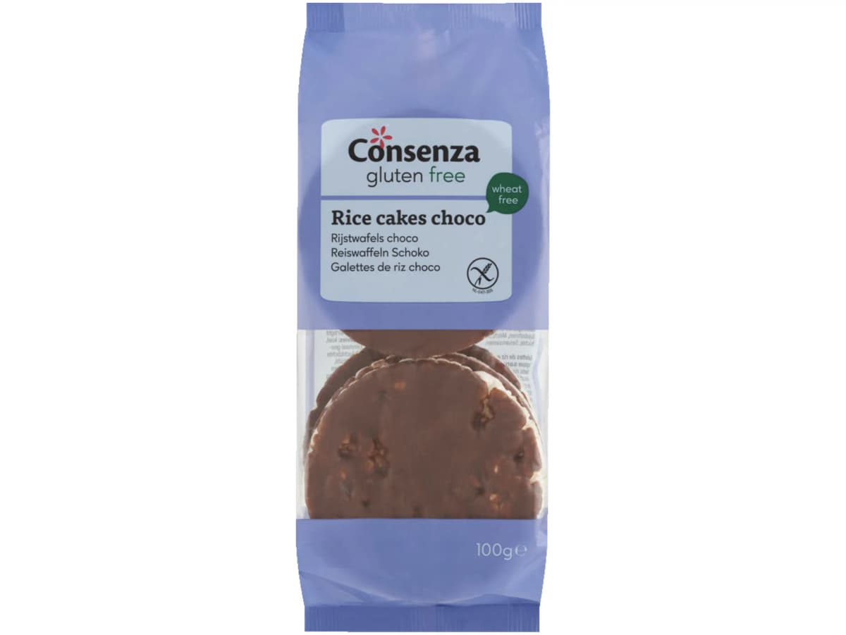 Rijstwafel chocolade
