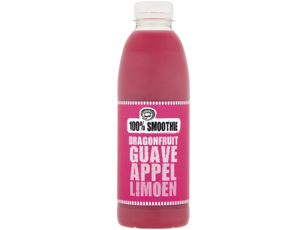 Smoothie dragonfruit guave appel