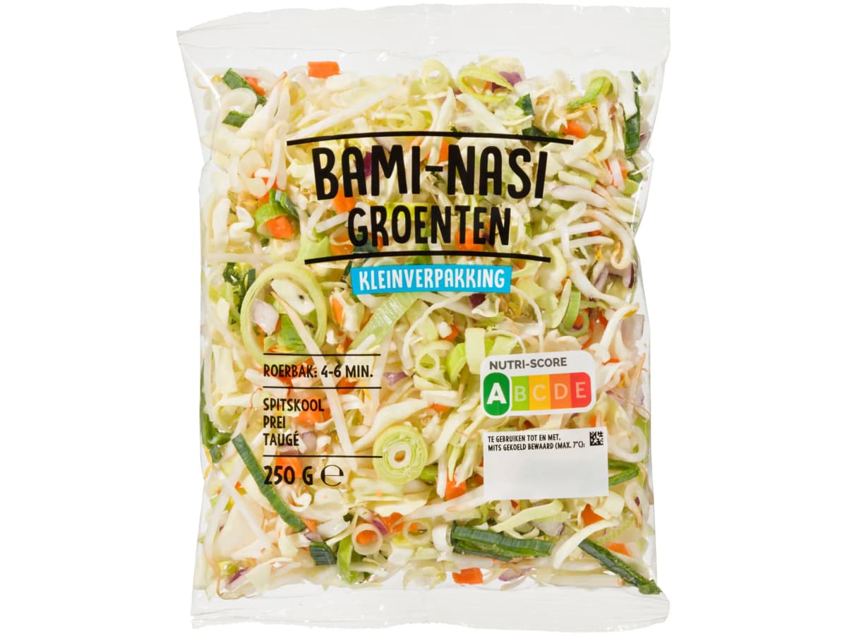 Nasi/bami groenten