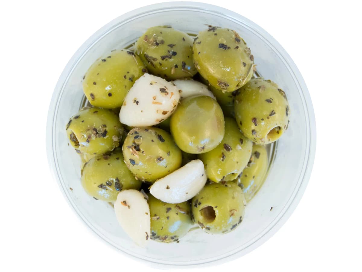 Olijven knoflook