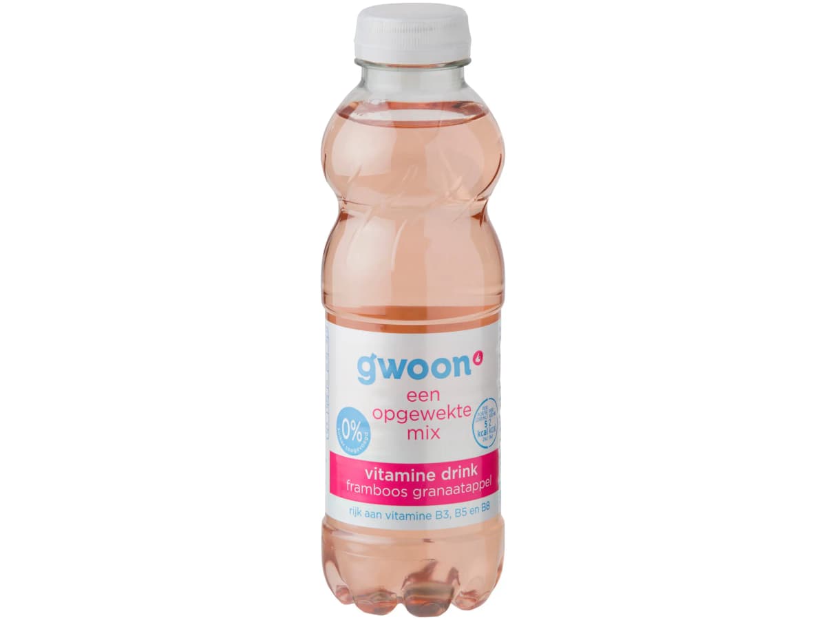 Vitaminwater framboos 0% 6pk