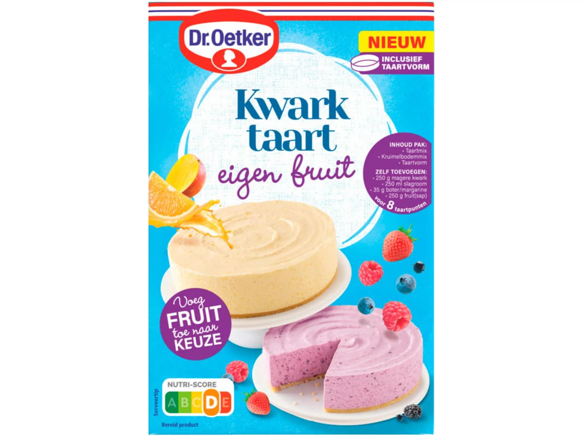 Kwarktaart eigen fruit Kwarktaart eigen fruit