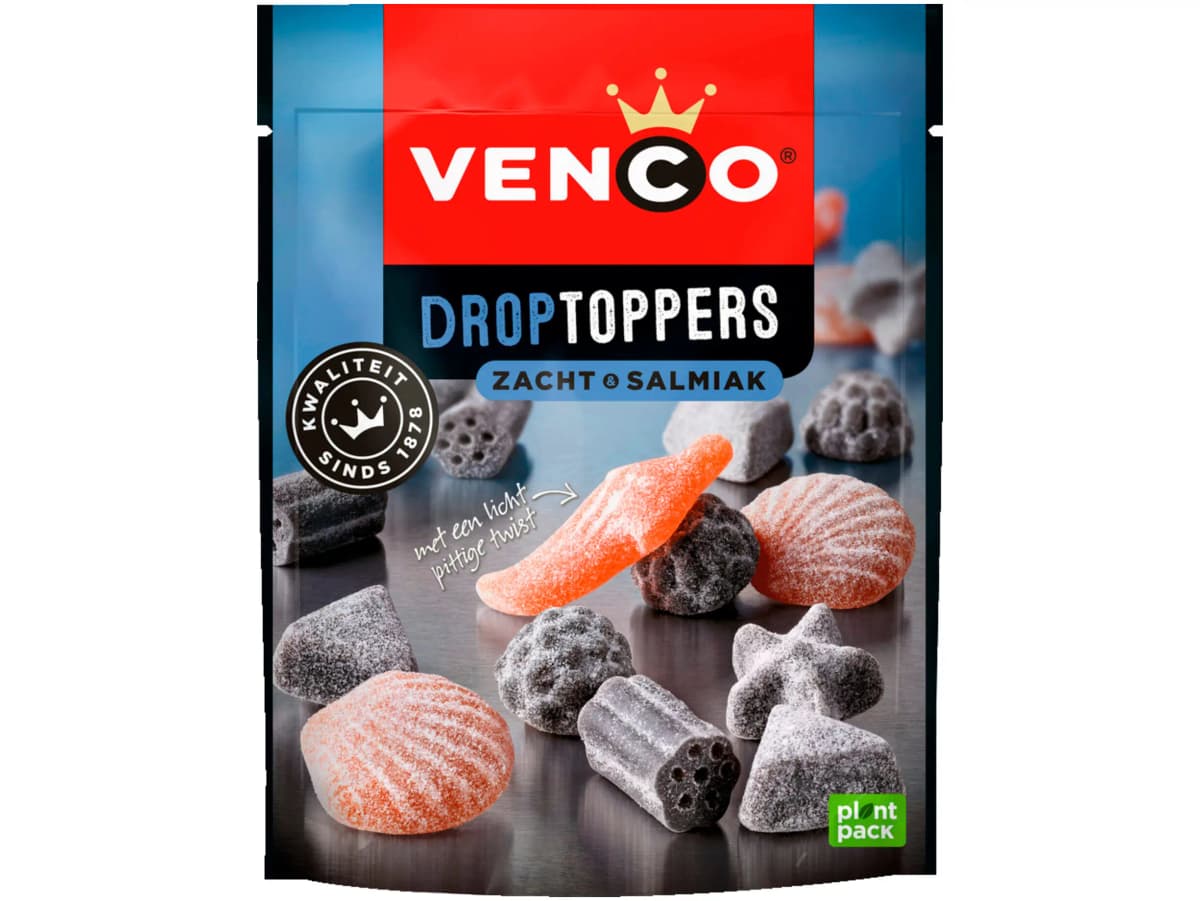 Droptoppers zacht salmiak