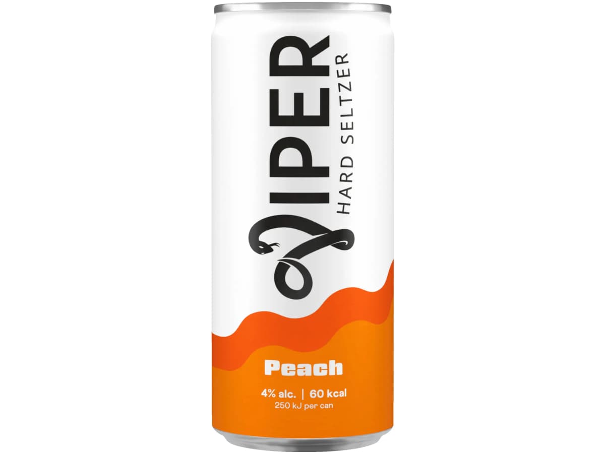 Hard seltzer peach