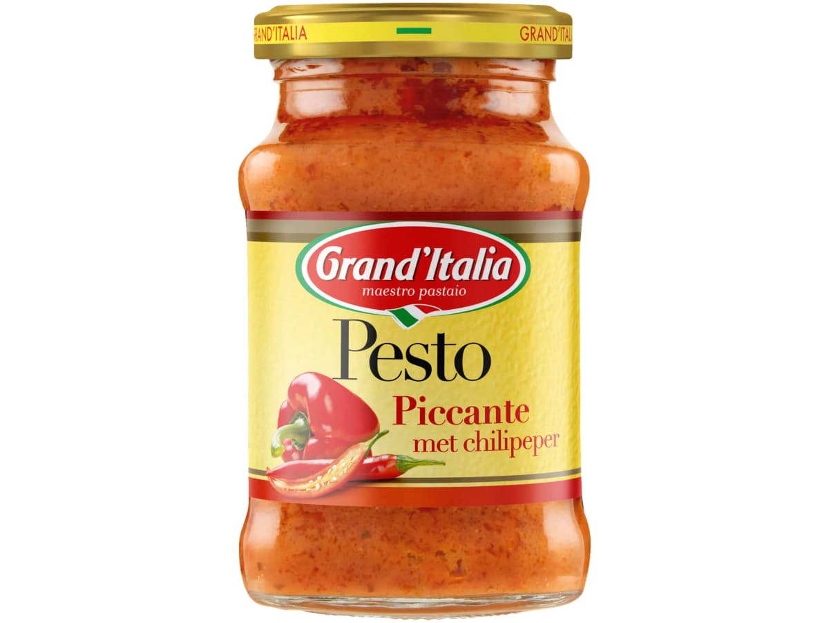 Pesto piccante met chilipeper