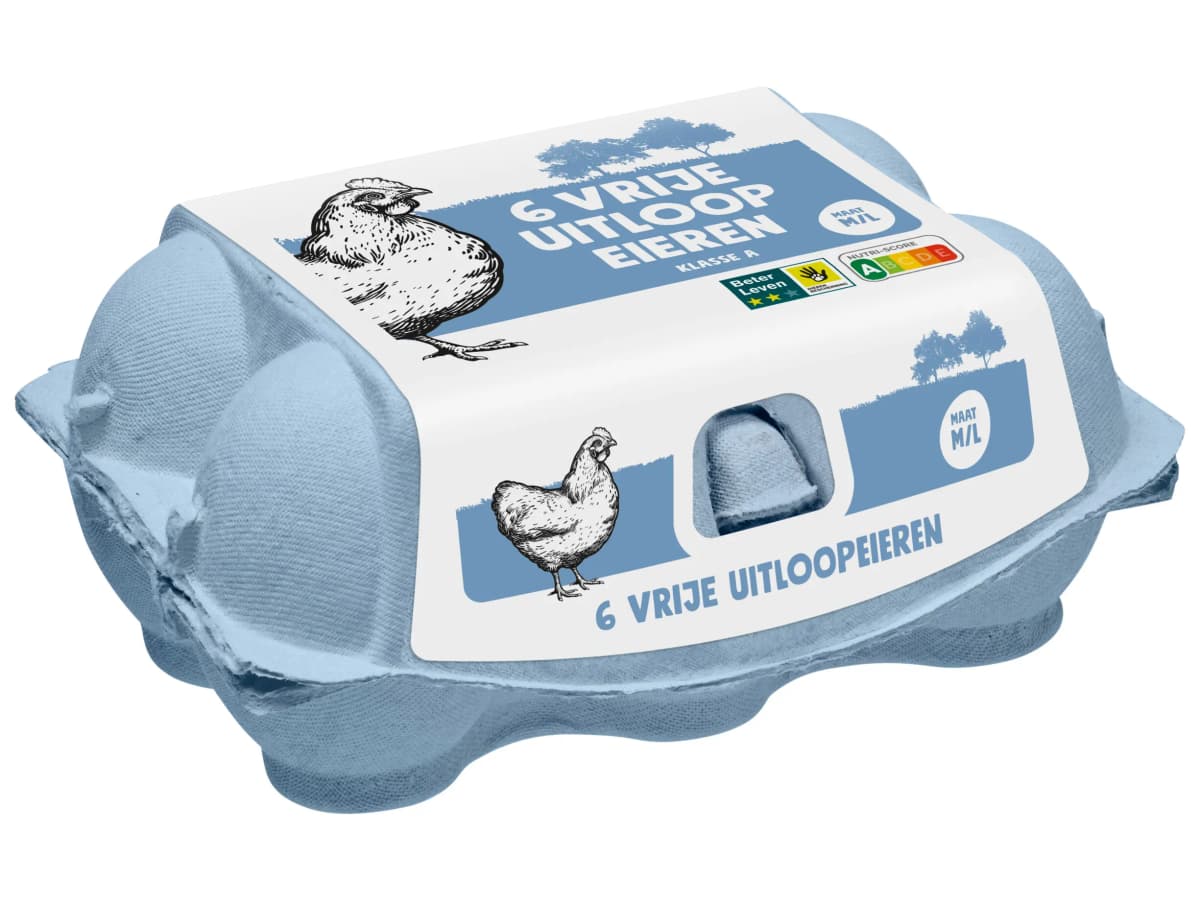 Vrije uitloop eieren