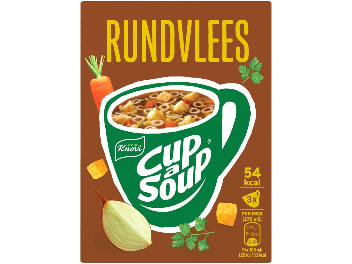 Cup a soup rundvlees