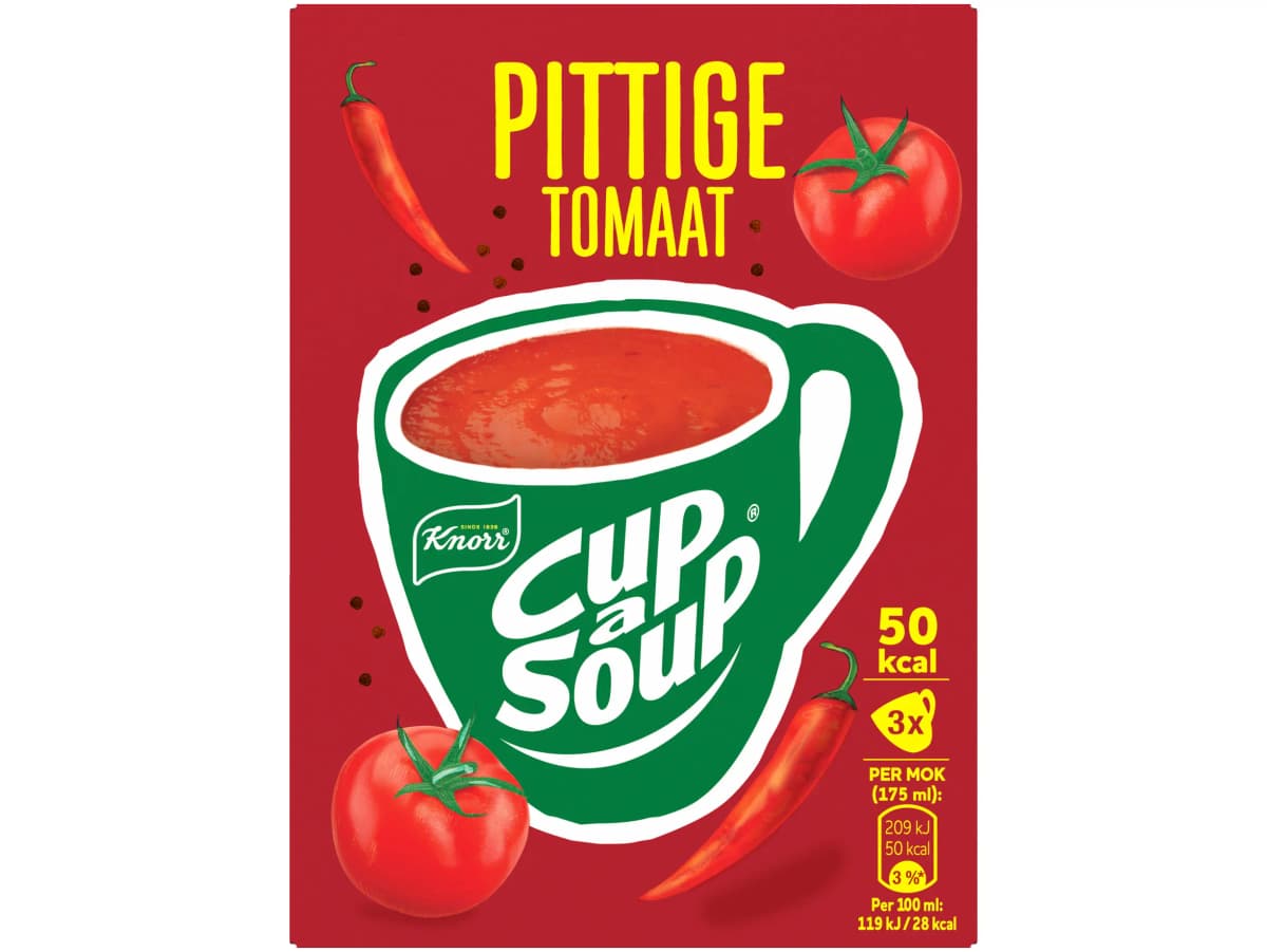 Cup a soup pittige tomaat
