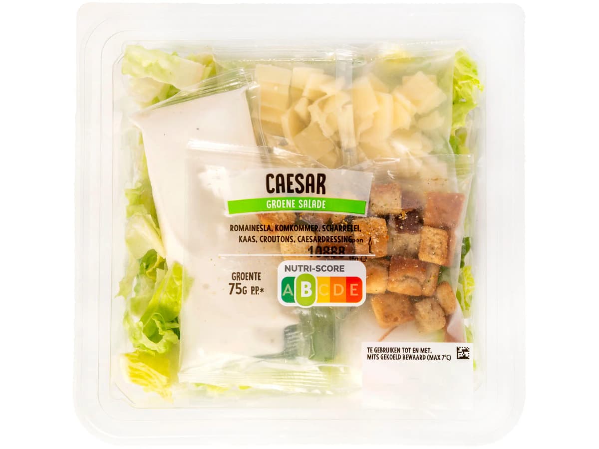 Groene salade caesar