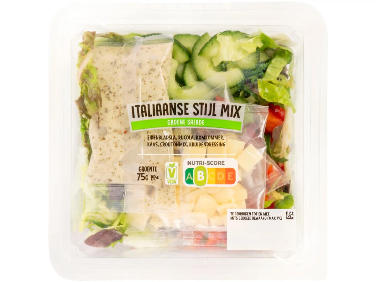Groene salade italiaans