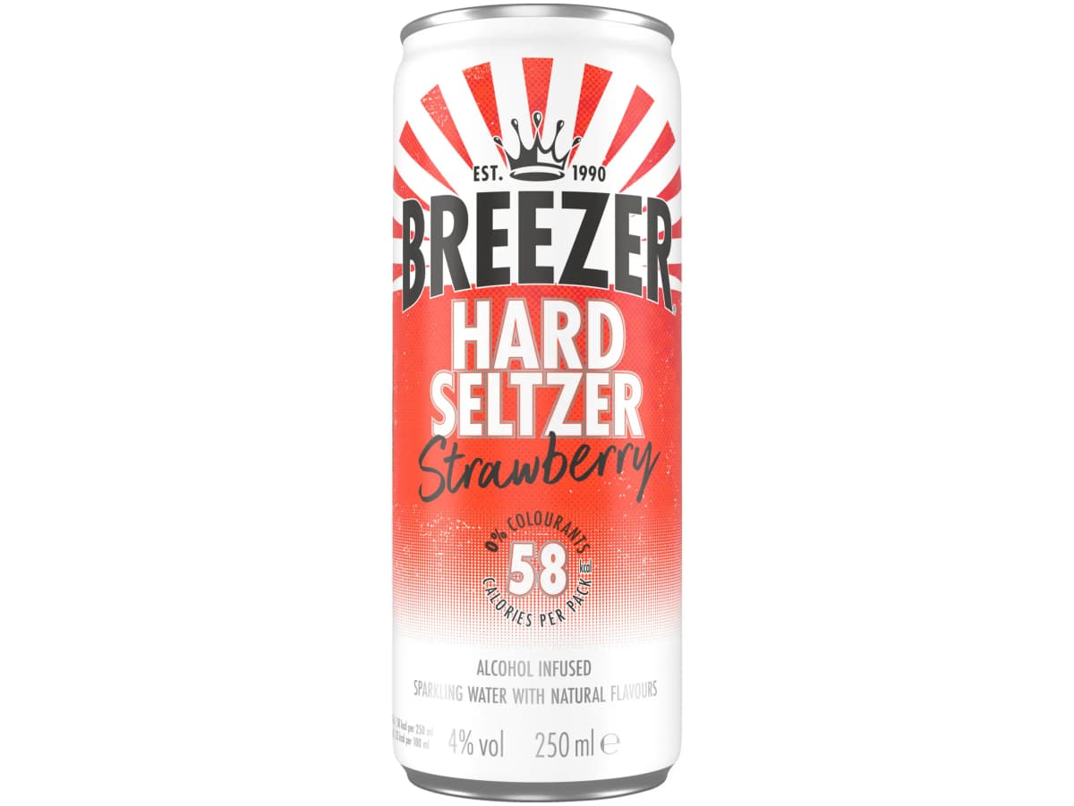 Breezer hard seltzer strawberry Breezer hard seltzer strawberry