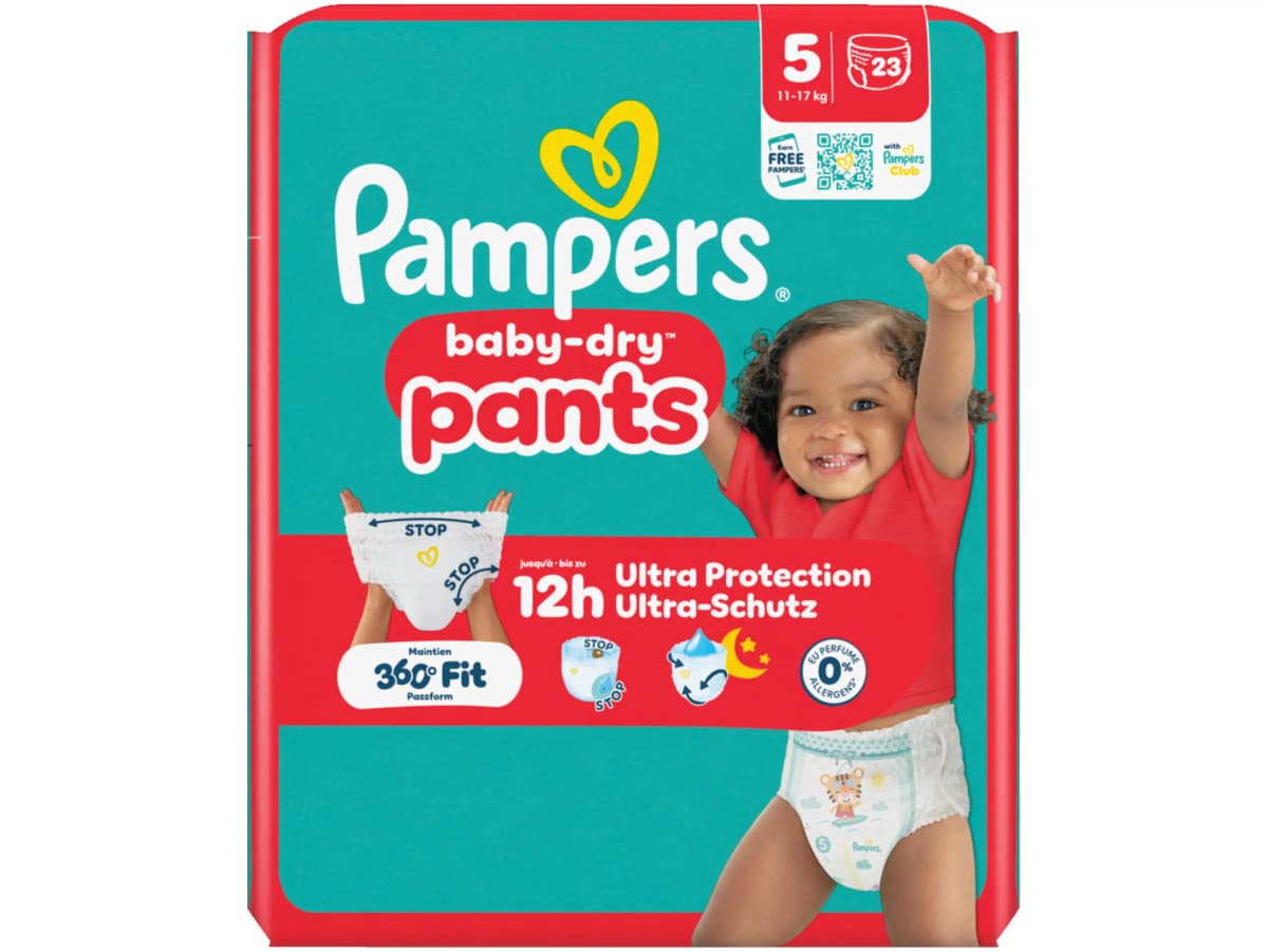 Luierbroekjes baby dry maat 5