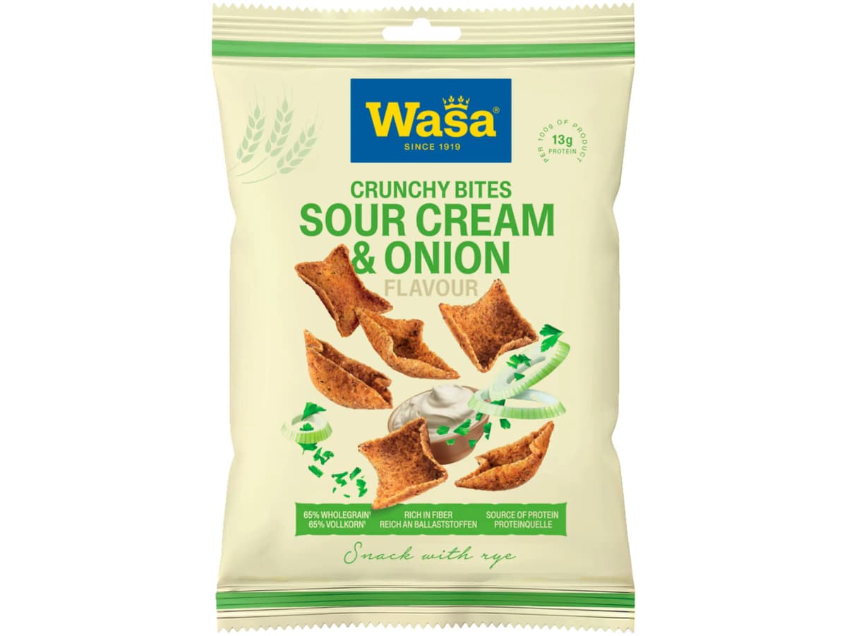 Crunchy bites sour cream onion