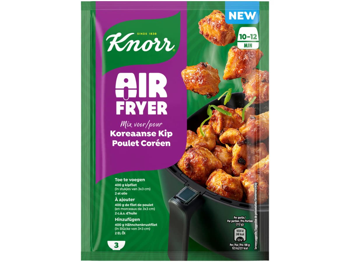 Air fryer mix voor koreaanse kip