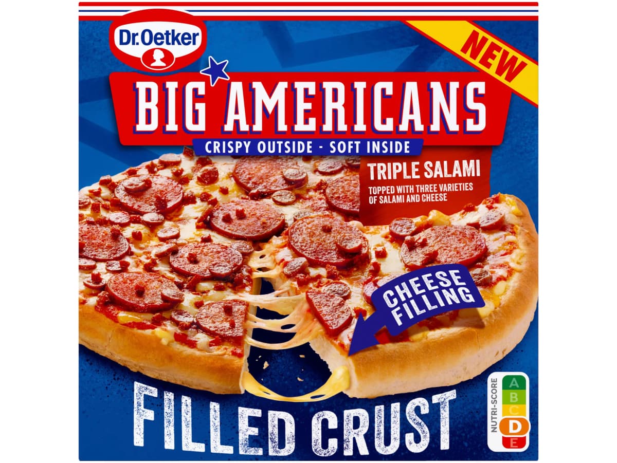 Big Americans filled crust salami Big Americans filled crust salami