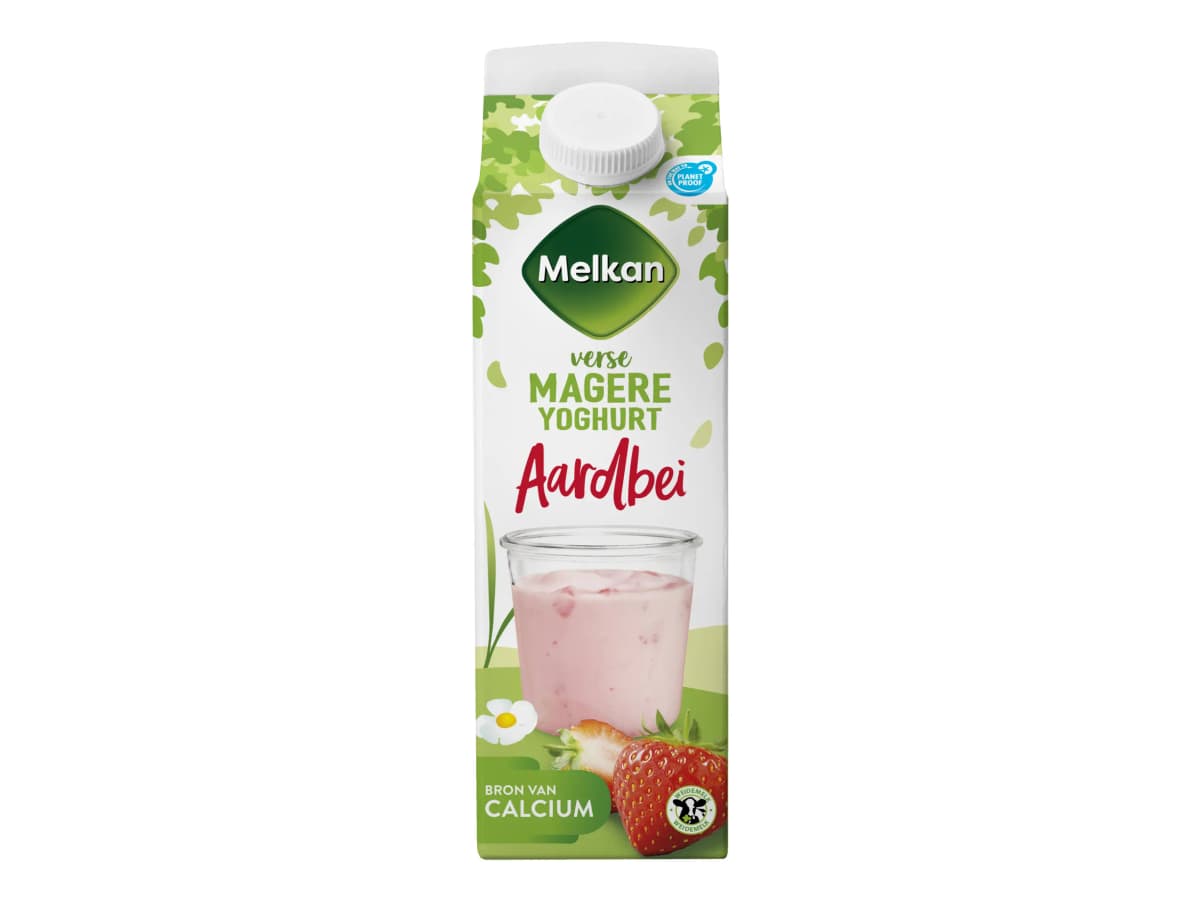 Magere yoghurt aardbei Magere yoghurt aardbei