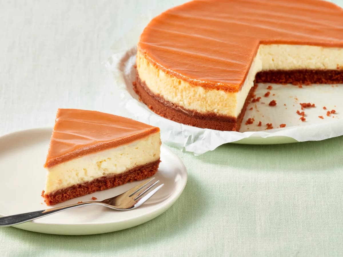 Airfryer cheesecake met speculoos
