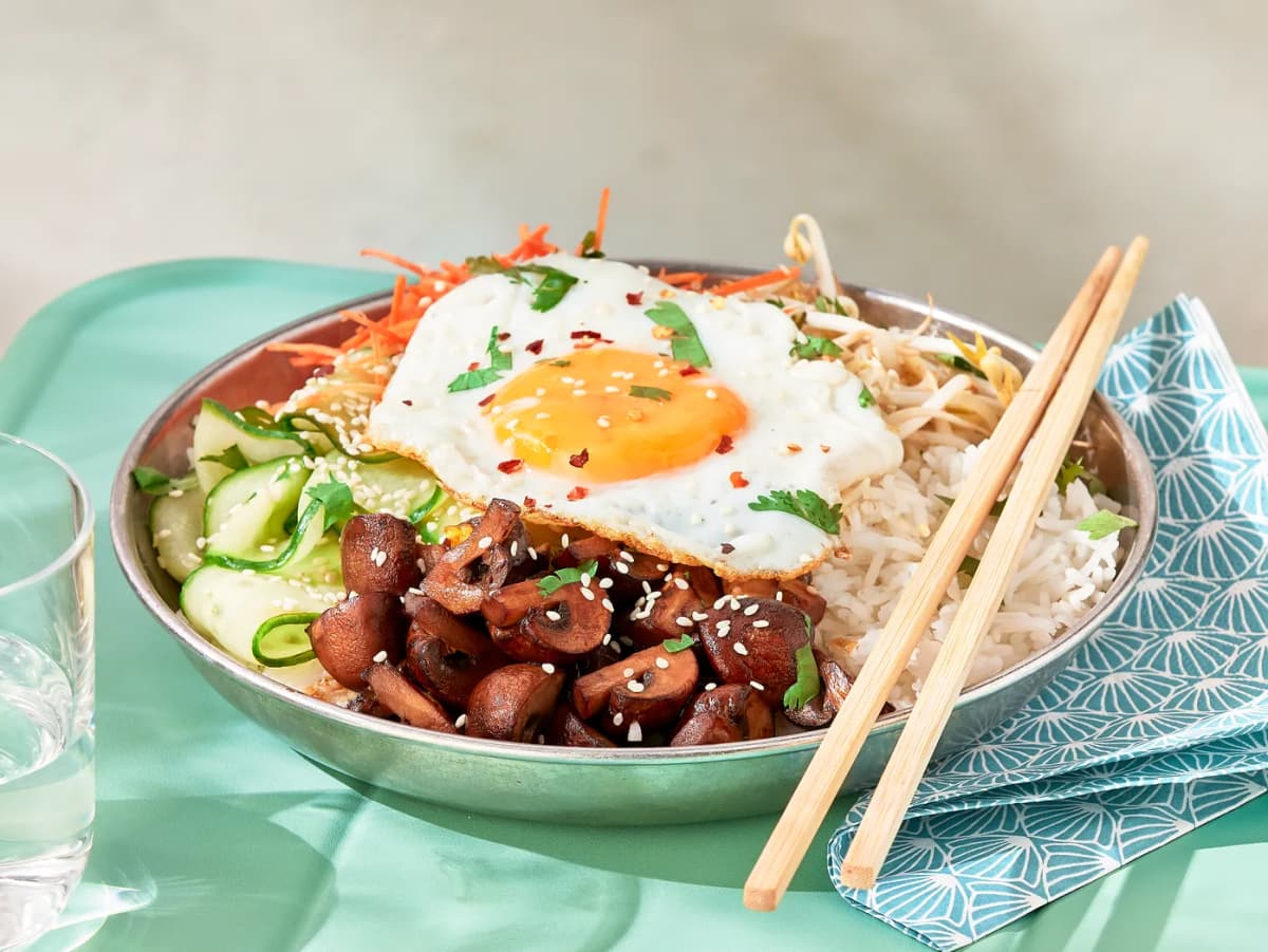 Koreaanse bibimbap