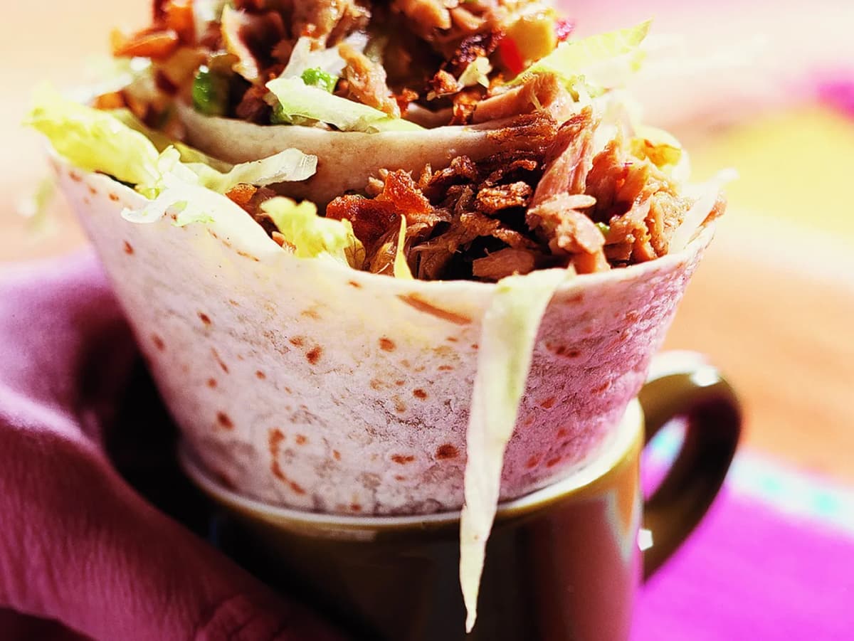 Tonijnwraps met avocado