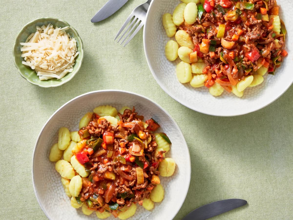 Gnocchi met bolognesesaus