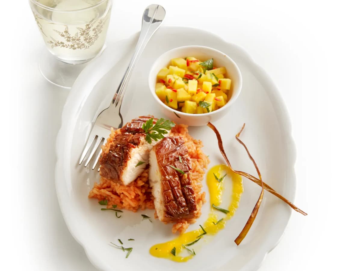 Kalkoenfilet met mango