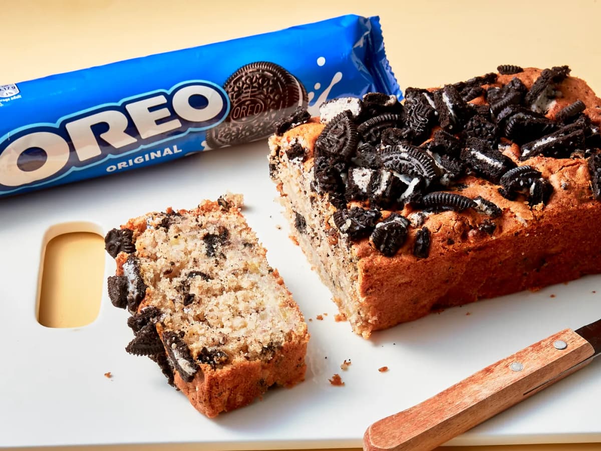 Oreo bananabread uit de airfryer