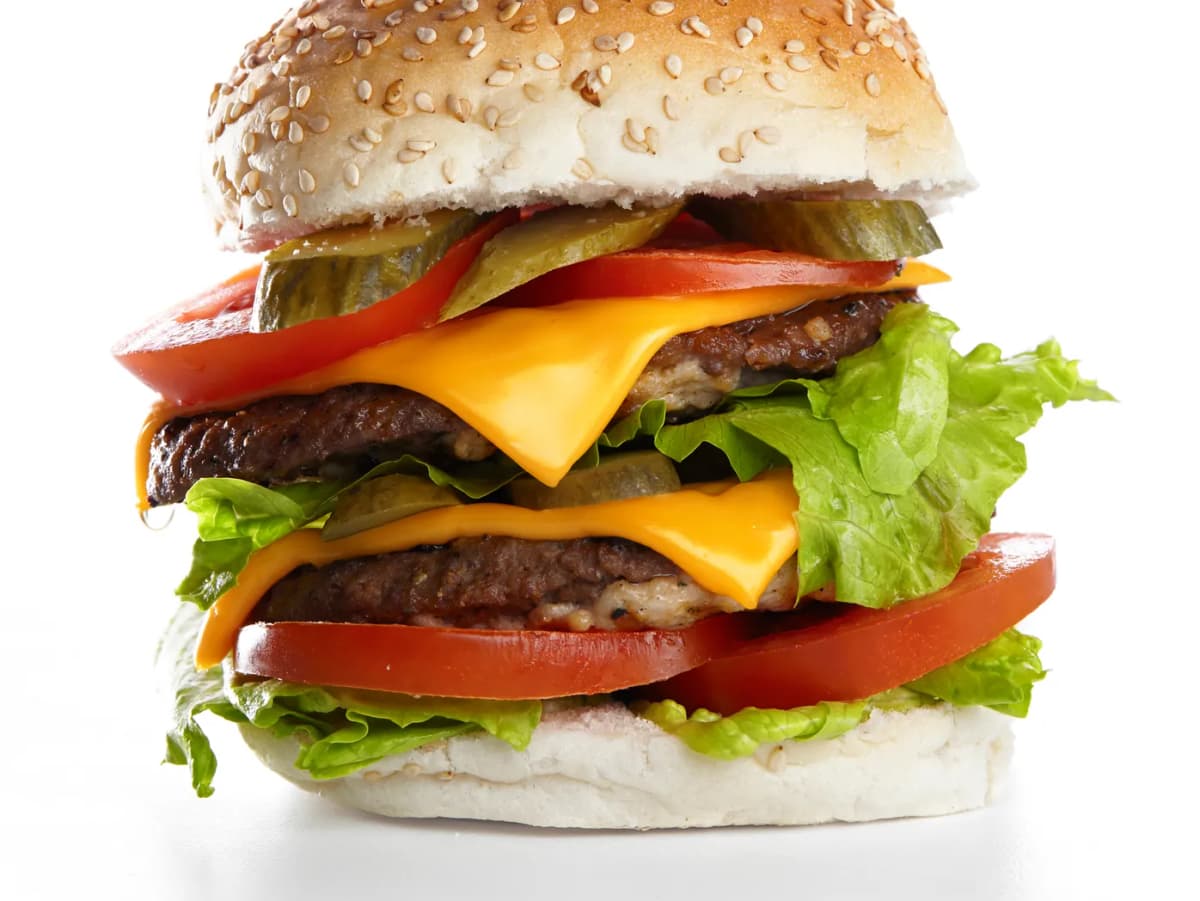 Double cheeseburger