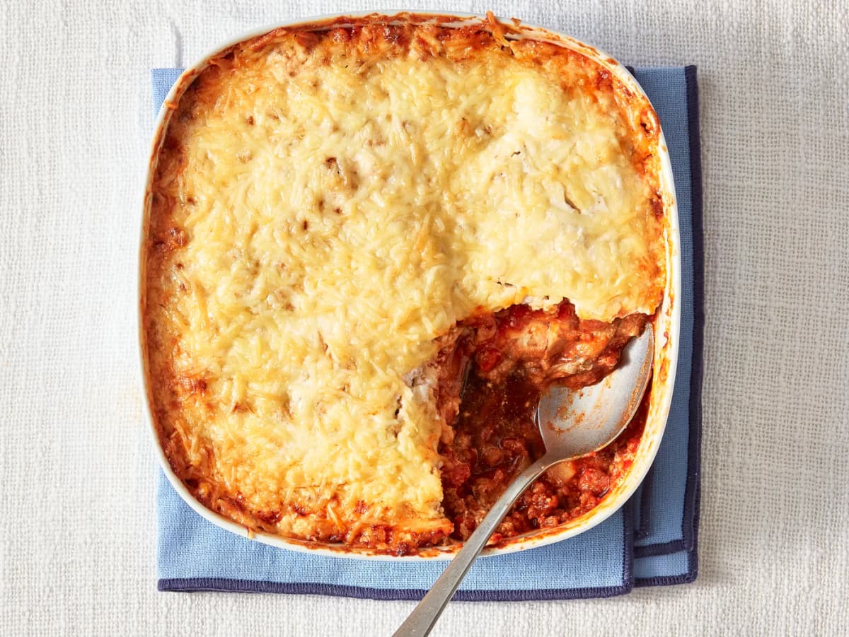 Moussaka uit de airfryer