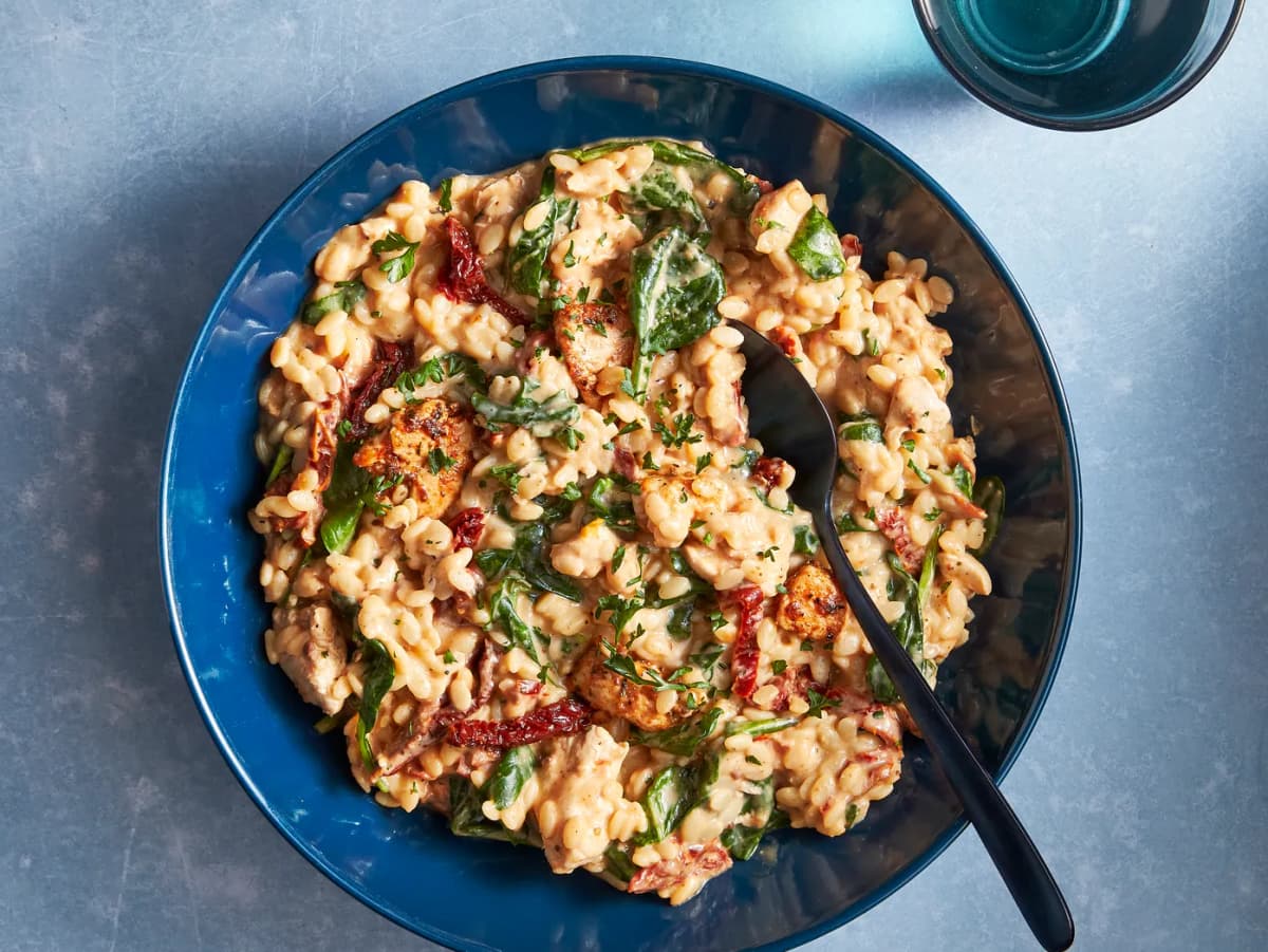 (Marry me) Cajun kip met orzo