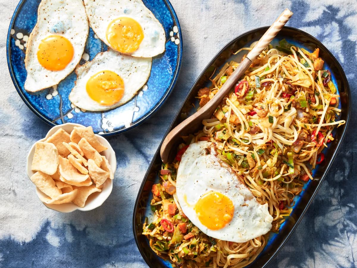 Vegetarische bami goreng