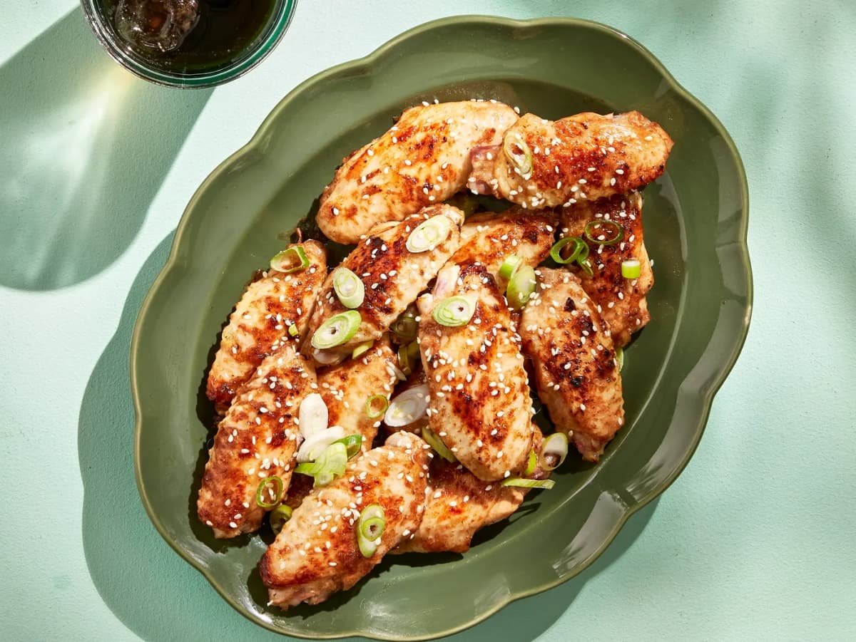 Sticky cola chicken bites