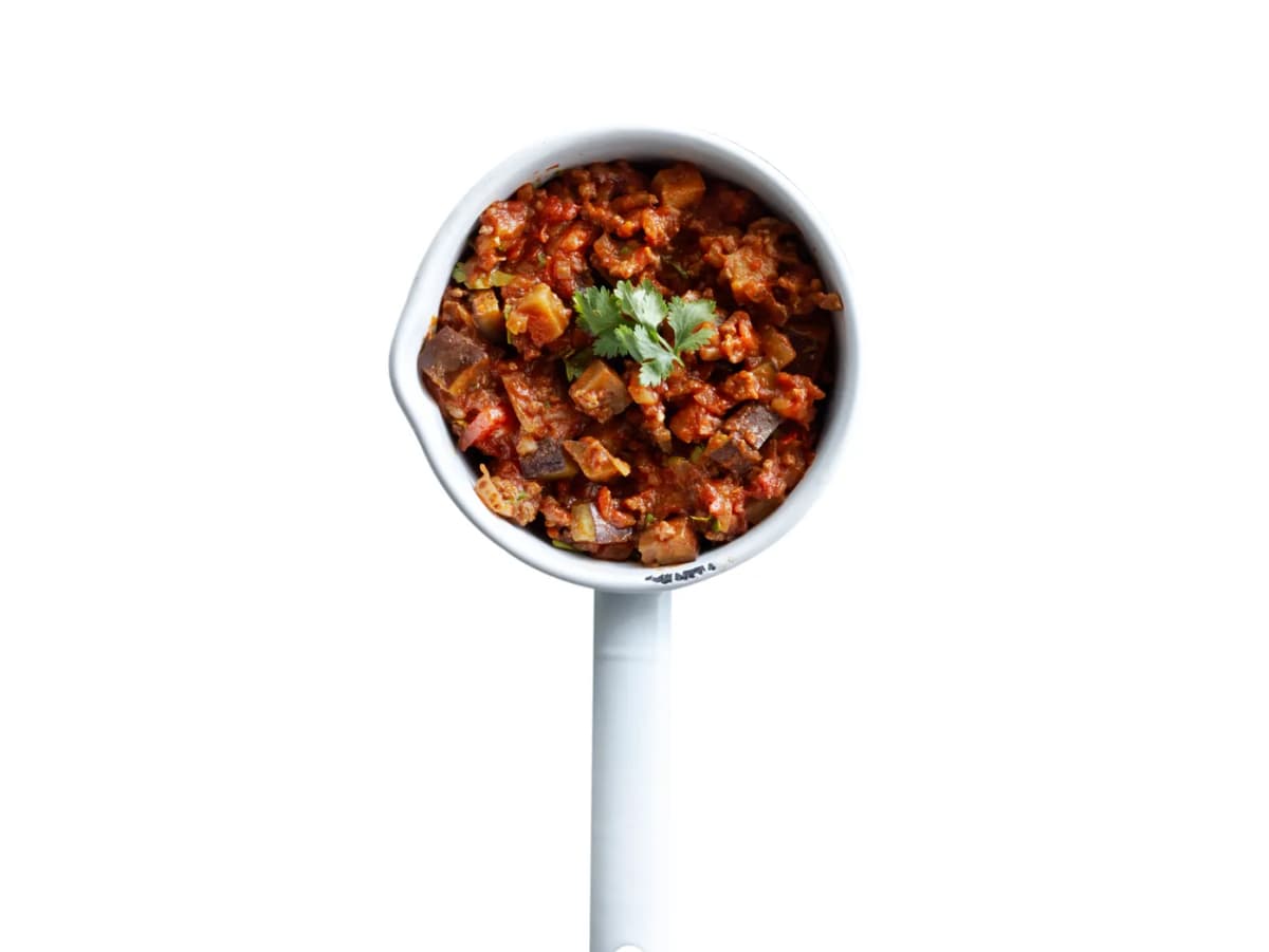 Oosterse curry-gehaktstoof