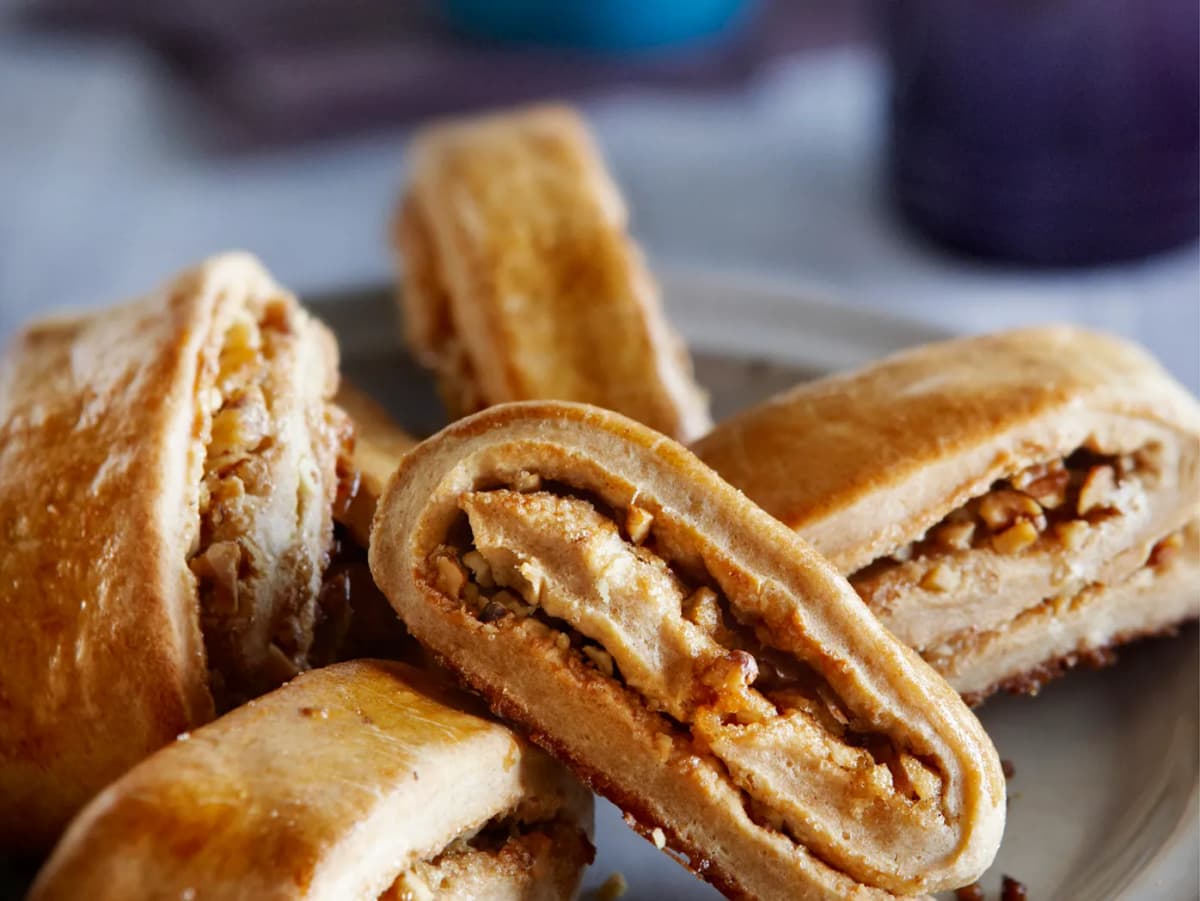 Kaneelbroodjes met walnoot